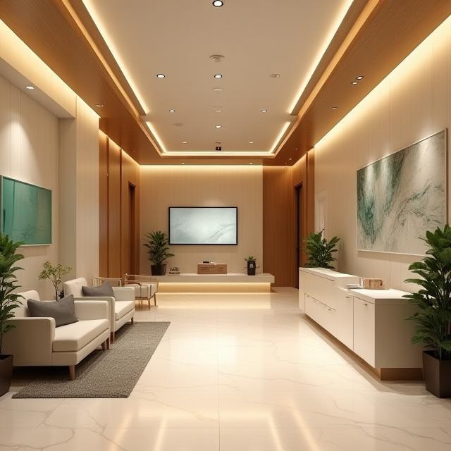 Lobby modern Sehat Pria Clinic