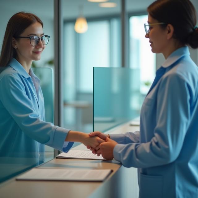 Proses pendaftaran pasien dengan privasi tinggi